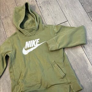 Nike Sage Green Pullover with White Logo